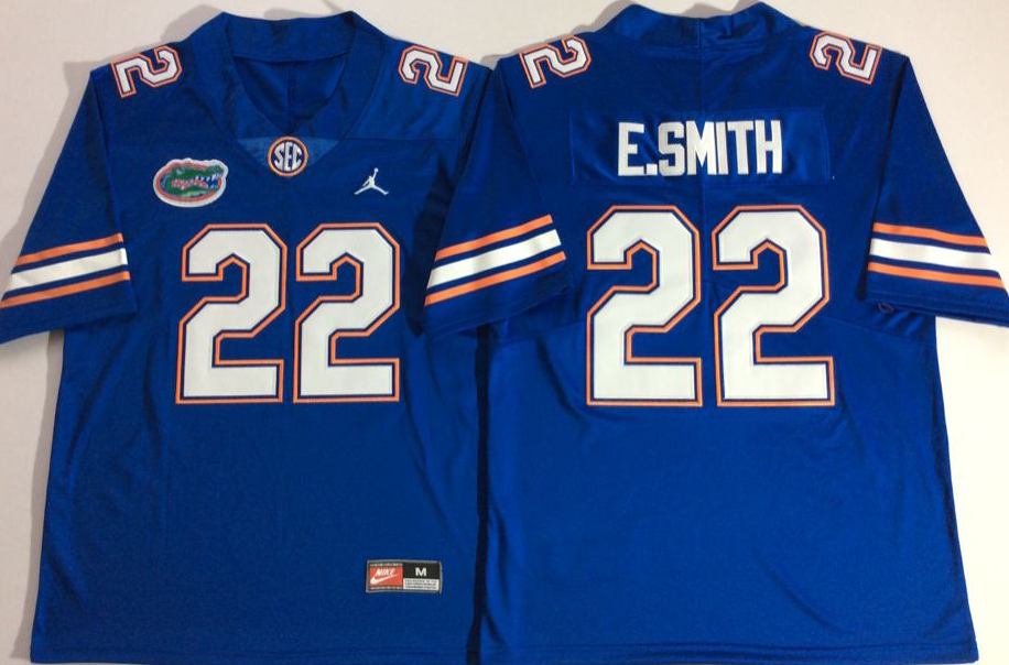 NCAA Men Jordan Florida Gators Blue 22 E.SMITH